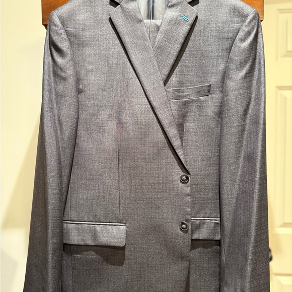 Calvin Klein Collection Gray Formal Suits. Lightly worn. Looks new
